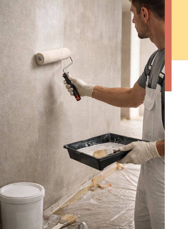 Грунтовка стен в Ухте от 2228 руб. м2 — быстро, недорого, с материалом | ОТДЕЛОЧНИК-Хта