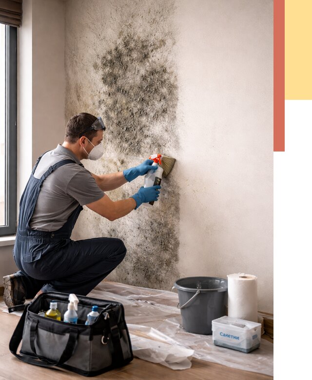 Удаление плесени со стен в Ухте от 2177 руб. — быстро и недорого | ОТДЕЛОЧНИК-Хта