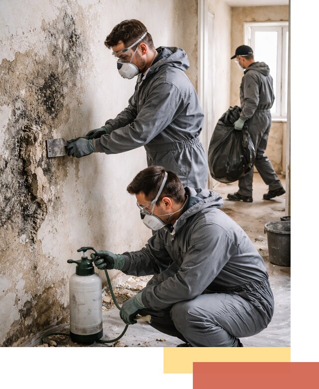 Удаление плесени со стен профессионально в Ухте