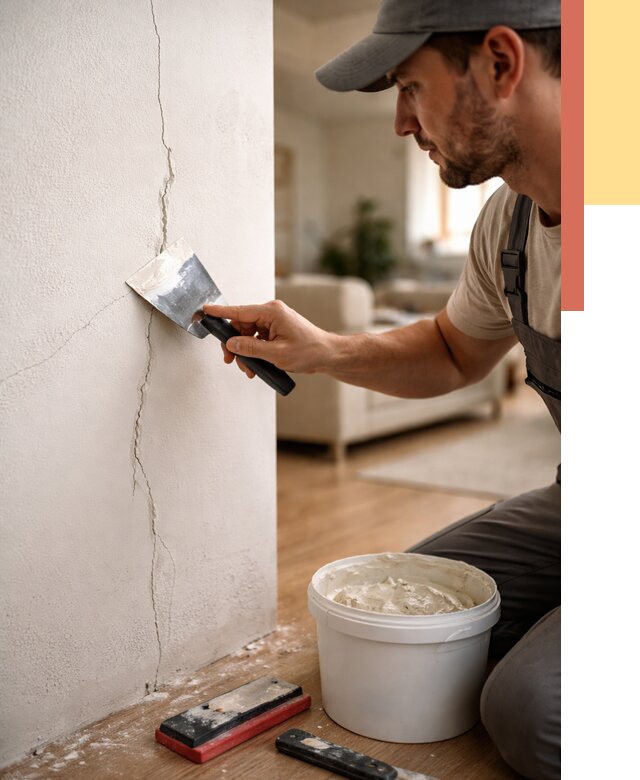 Заделка трещин и сколов в Ухте от 2481 руб. — быстро и недорого | ОТДЕЛОЧНИК-Хта