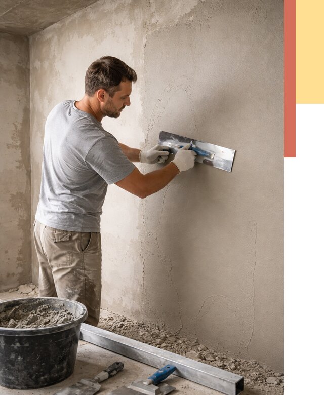 Штукатурка стен без маяков в Ухте от 7290 руб/м2 — услуги и цена | ОТДЕЛОЧНИК-Хта