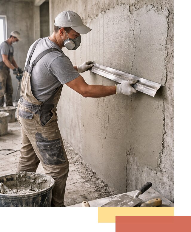 Штукатурка бетонных стен в Ухте качественно и долговечно