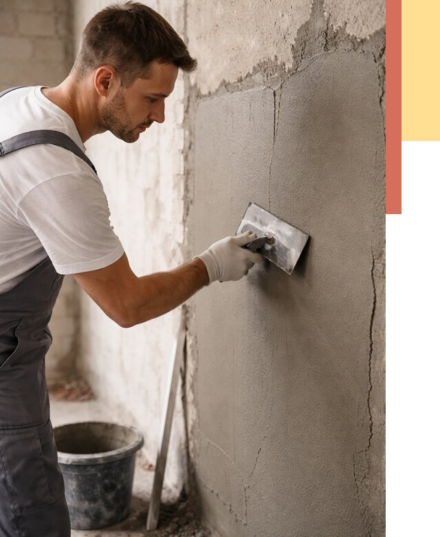 Штукатурка стен под плитку в Ухте от 4253 руб./м2 — выравнивание под плитку | ОТДЕЛОЧНИК-Хта