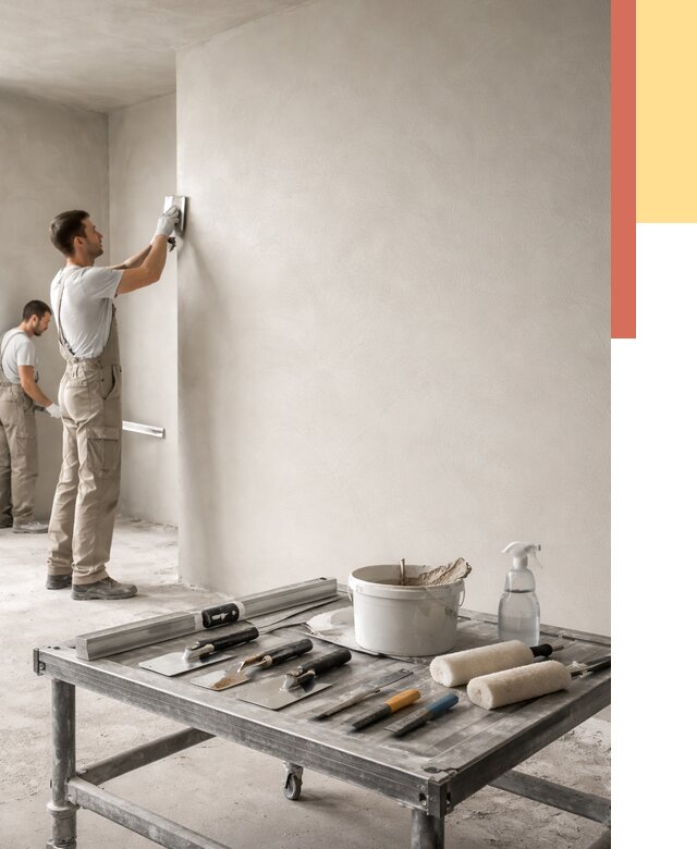 Штукатурка стен под покраску в Ухте от 4556 руб./м² — качественно и недорого | ОТДЕЛОЧНИК-Хта