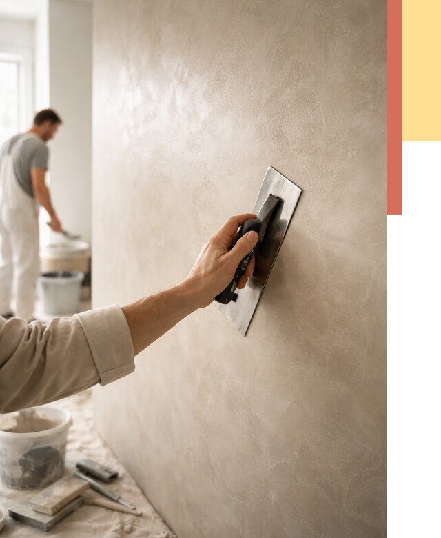 Венецианская штукатурка в Ухте от 3544 руб/м² — нанесение стен под ключ | ОТДЕЛОЧНИК-Хта