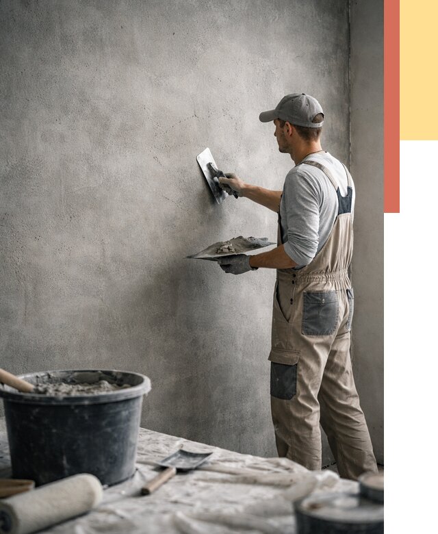 Декоративная штукатурка под бетон в Ухте от 2531 руб./м² — нанесение под ключ | ОТДЕЛОЧНИК-Хта