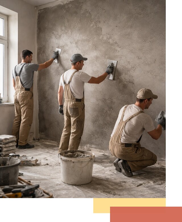 Декоративная штукатурка под бетон в Ухте для стен и потолков