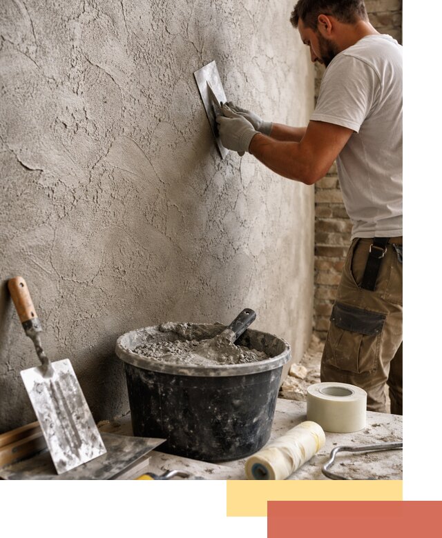 Декоративная штукатурка лофт в Ухте — отделка стен и потолков