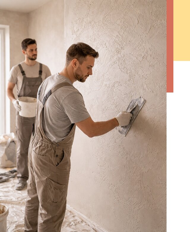 Фактурная штукатурка стен в Ухте от 4253 руб./м² — заказать под ключ | ОТДЕЛОЧНИК-Хта