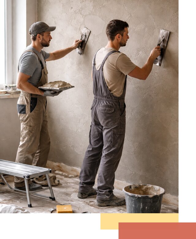 Ремонт декоративной штукатурки и восстановление фактуры в Ухте