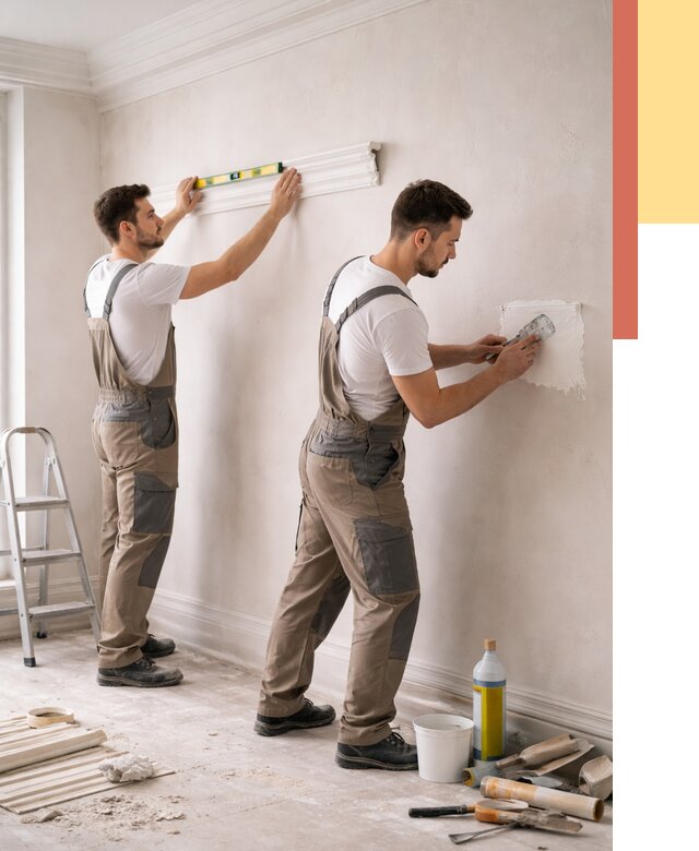 Монтаж лепнины на стены в Ухте от 4556 руб. — недорого, быстро | ОТДЕЛОЧНИК-Хта