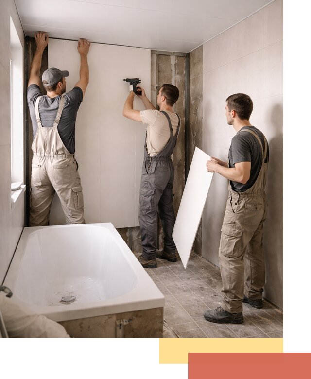 Отделка ванной панели ПВХ профессионально в Ухте