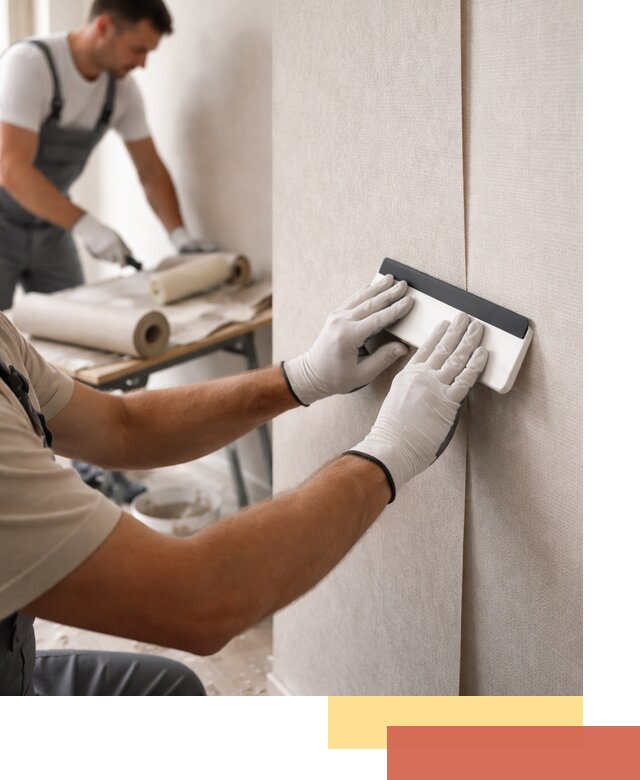 Поклейка обоев под покраску в Ухте профессионально и быстро