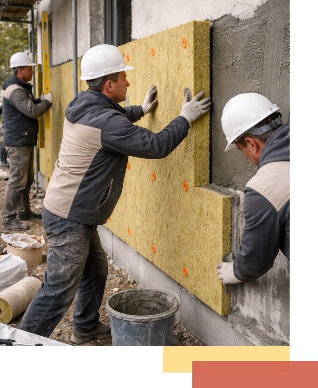 Утепление стен минватой в Ухте — тепло и звукоизоляция