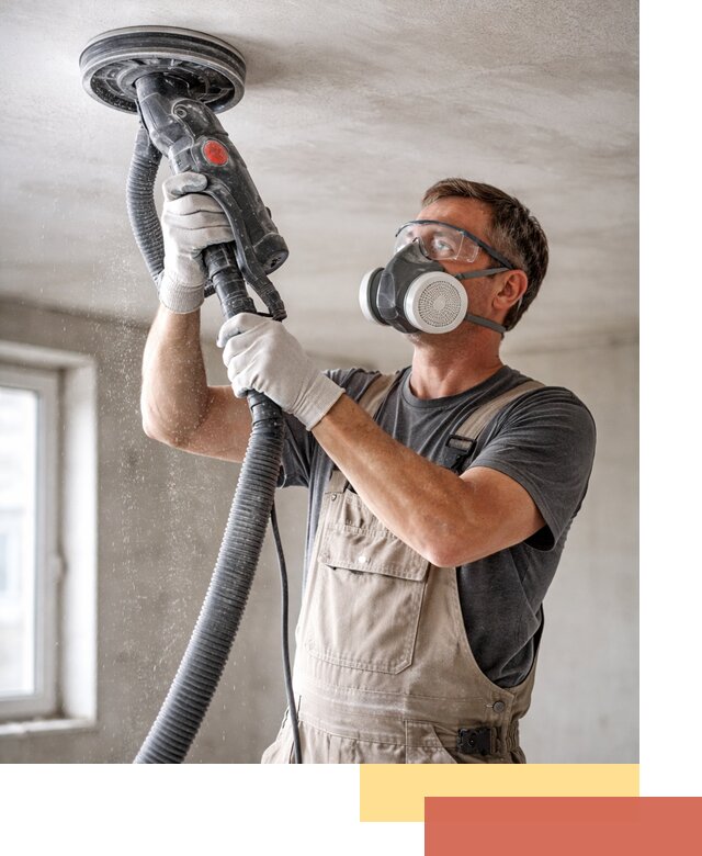 Шлифовка потолка в Ухте — качественная подготовка под отделку