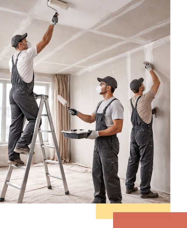 Покраска потолка из гипсокартона в Ухте качественно и недорого