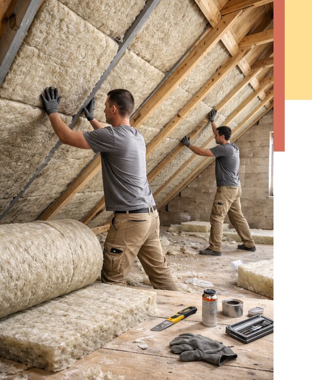 Утепление потолка минватой в Ухте от 1468 руб. — быстро и недорого | ОТДЕЛОЧНИК-Хта